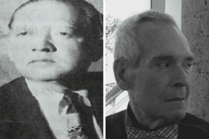 Músicos tulenses Samuel Amaral Pérez y su hijo Víctor Manuel Amaral.