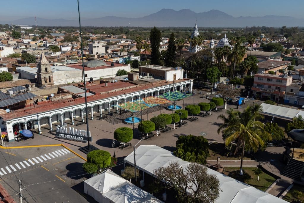 Plaza principal de San Martín Hidalgo