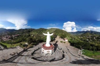 Vista panorámica de Cristo Rey en Ejutla, Jalisco
