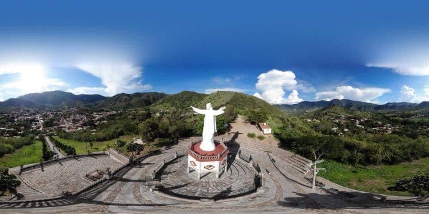 Vista panorámica de Cristo Rey en Ejutla, Jalisco