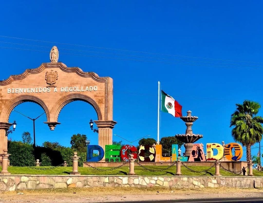 Entrada al municipio de Degollado, Jalisco