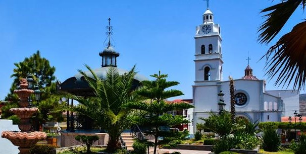 Plaza principal de Valle de Juárez