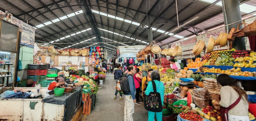 Interior del mercado de cholula
