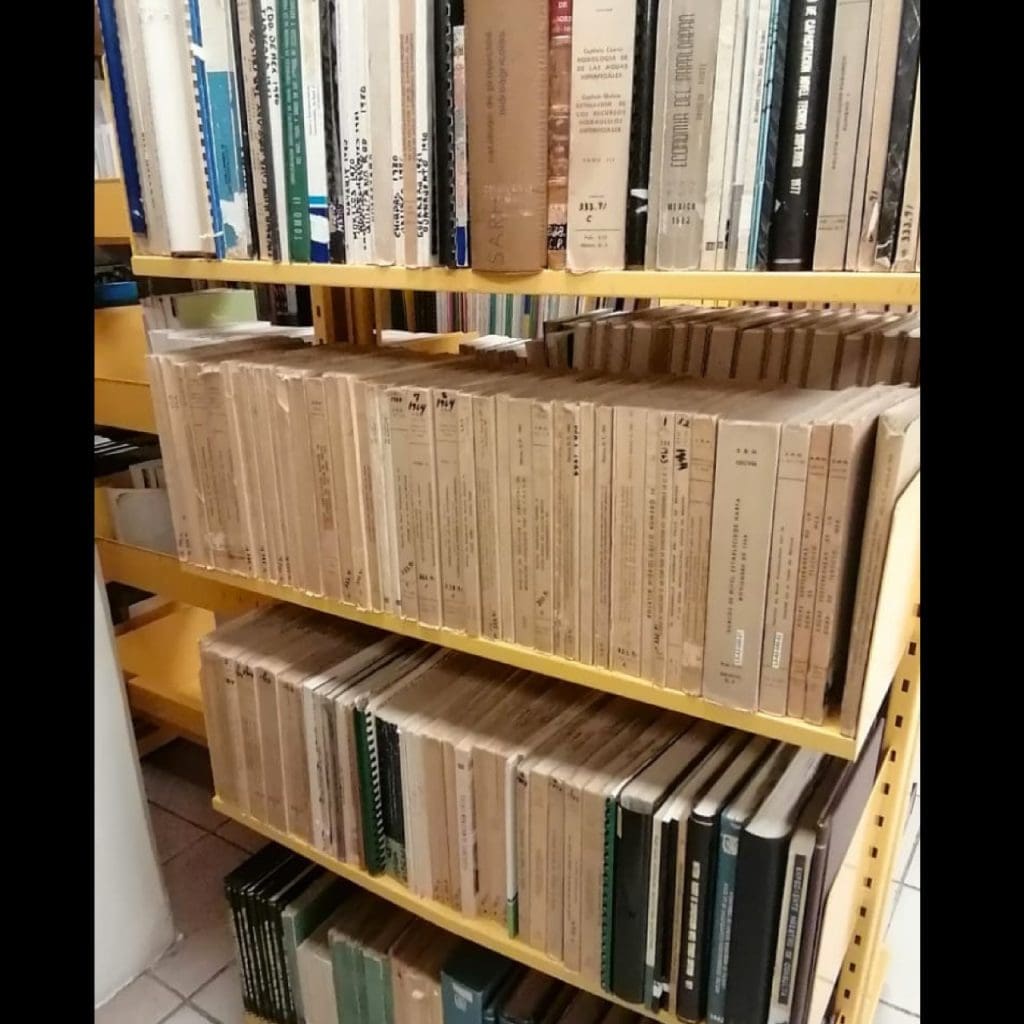 Diarios Oficiales de la Federación resguardados en la biblioteca Ing. José Luis de la Loma y de Oteyza