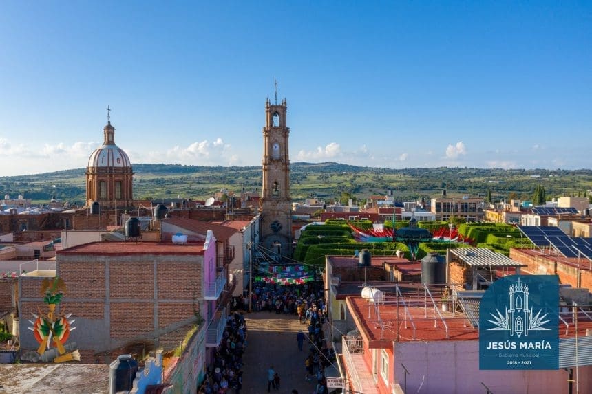 El pueblo de Jesús María está erigido sobre la Barranca de Viudas