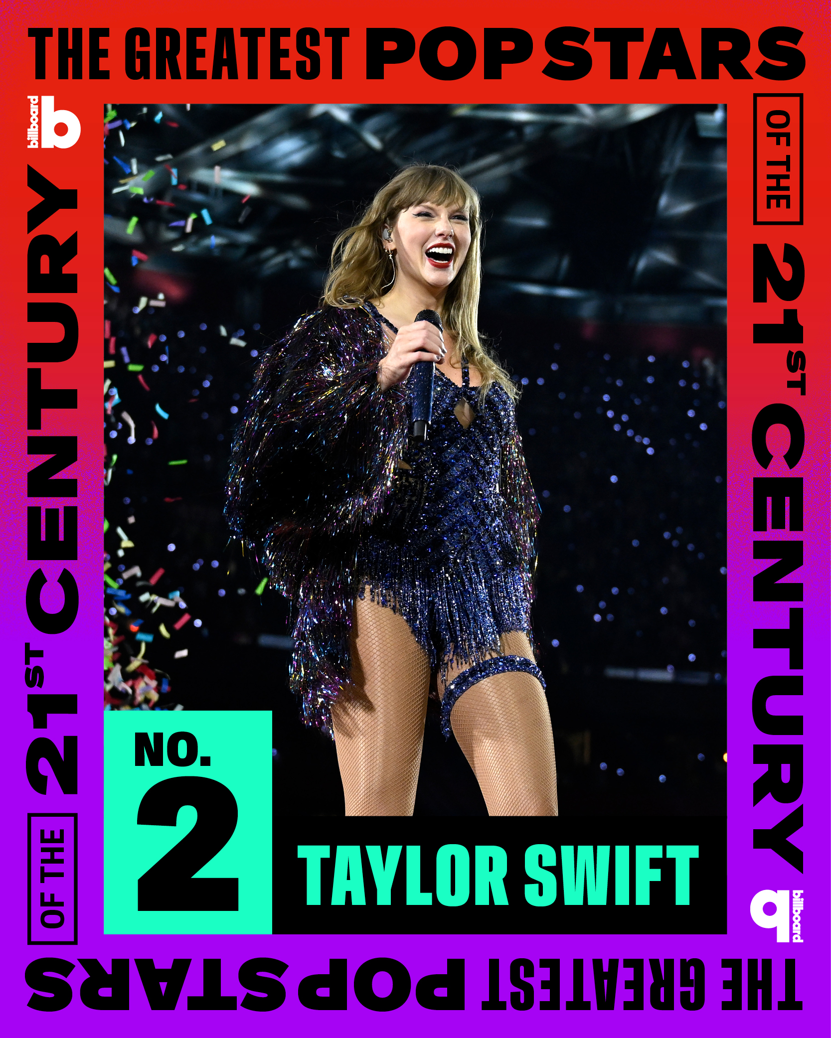 Taylor Swift es nombrada la segunda artista más importante del siglo XXI