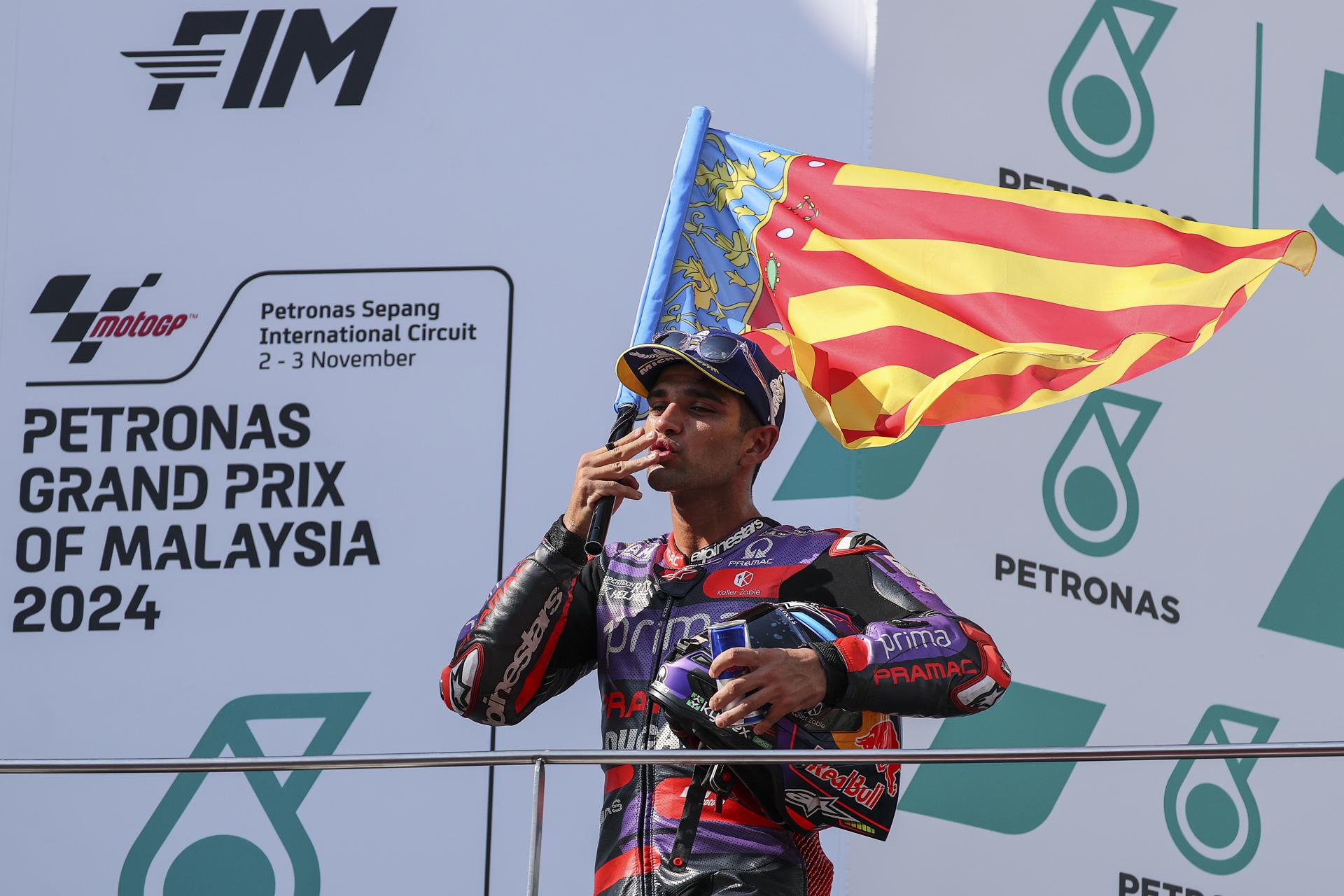El piloto español Jorge Martín, durante el Gran Premio de Malasia. EFE/EPA/FAZRY ISMAIL