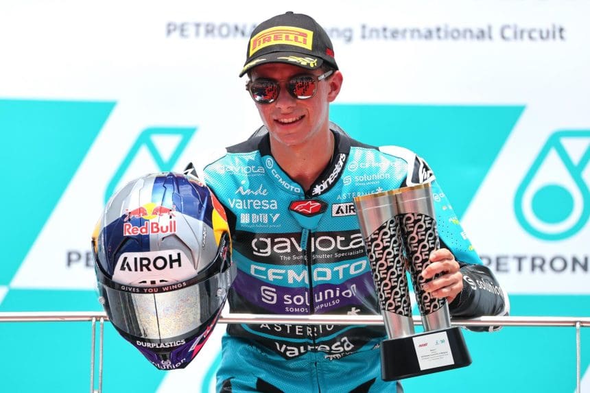 El piloto David Alonso, durante el Gran Premio de Malasia. EFE/EPA/FAZRY ISMAIL