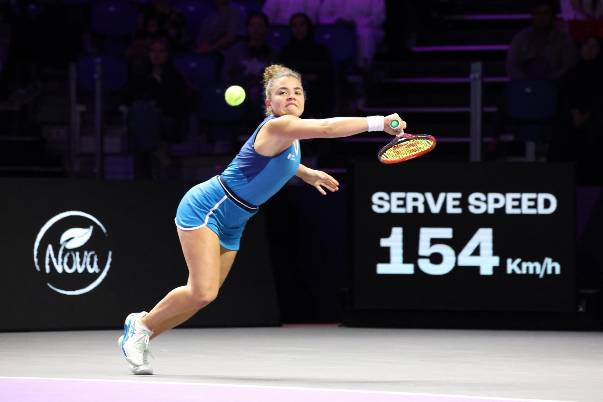Jasmine Paolini. EFE/EPA/Marcin Cholewinski