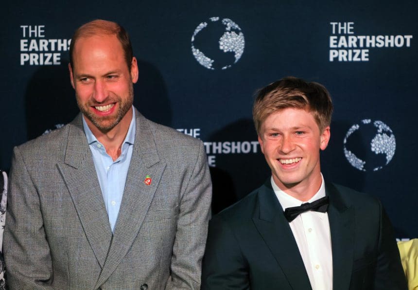 El príncipe Guillermo de Gales (izda) y Robert Erwin. EFE/EPA/HALDEN KROG