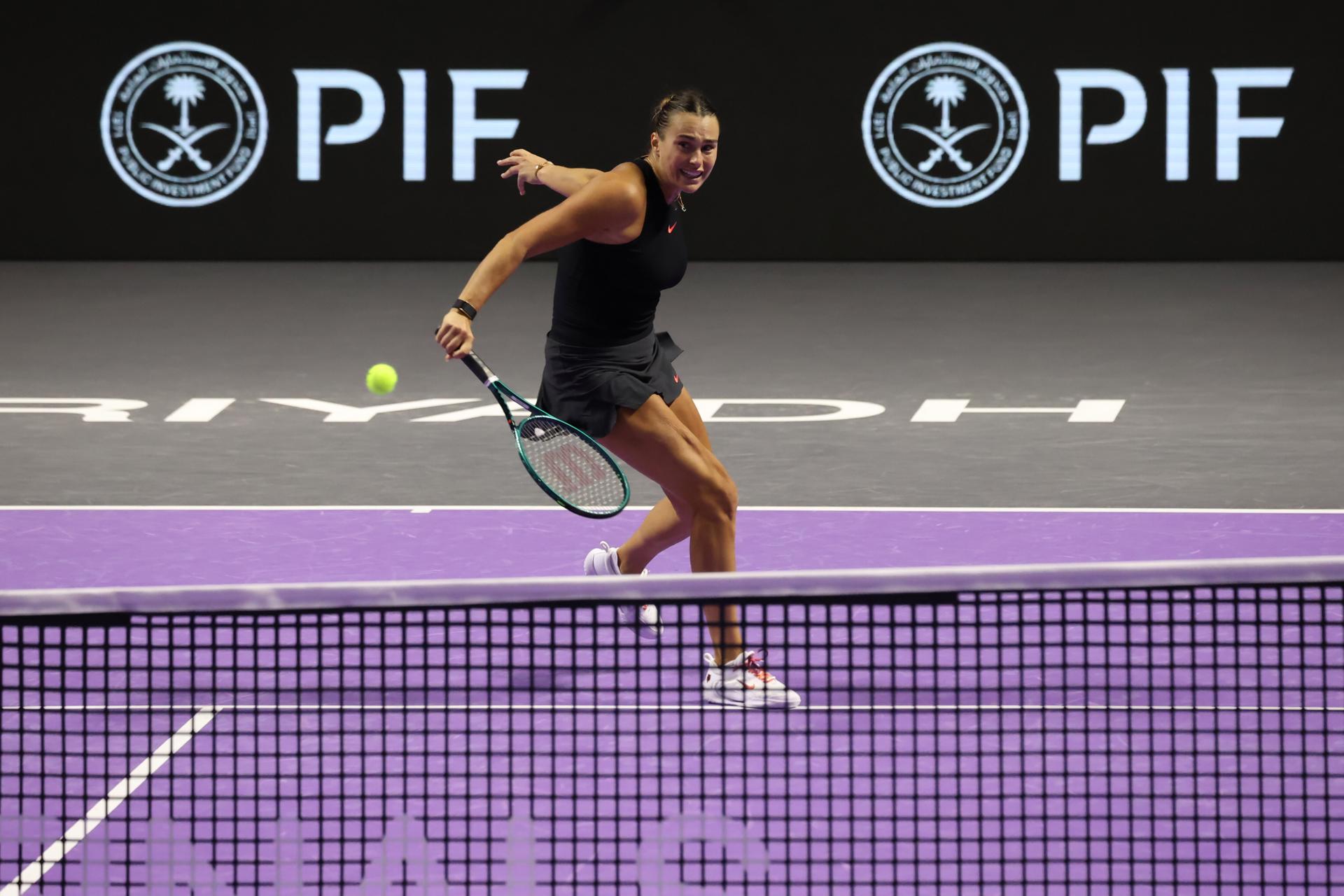 Aryna Sabalenka. EFE/EPA/Marcin Cholewinski