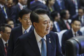 El presidente de Corea del Sur, Yoon Suk-yeol, en una foto de archivo. EFE/EPA/RUNGROJ YONGRIT