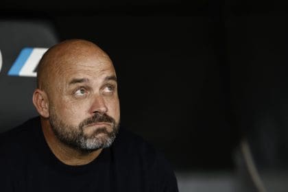Fotografía de archivo de Manolo González, entrenador del Espanyol. EFE / Sergio Pérez.
