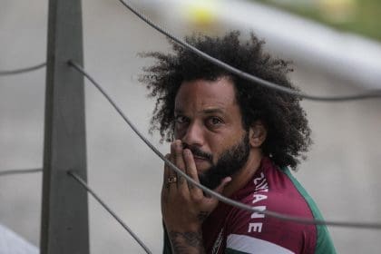 Fotografía de archivo de Marcelo, a quien el Fluminense le rescindió su contrato. EFE/ Antonio Lacerda