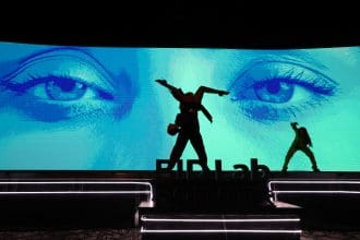 Fotografía de bailarines durante la primera jornada del BID Latam Forumen Buenos Aires (Argentina). EFE/ Juan Ignacio Roncoroni