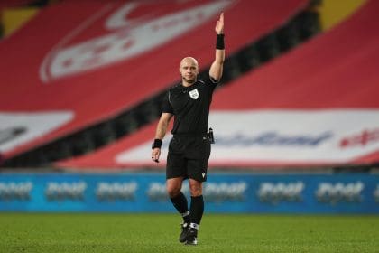 Fotografía de archivo del árbitro polaco Szymon Marciniak. EFE/EPA/SEDAT SUNA