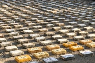 Fotografía que muestra un cargamento de droga decomisado este miércoles en Cofradía, departamento de Cortés al norte de Honduras. EFE/José Valle