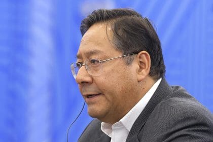 Fotografía de archivo del presidente de Bolivia, Luis Alberto Arce Catacora, durante una reunión de la cumbre BRICS en Kazán, Rusia. EFE/Maxim Shemetov