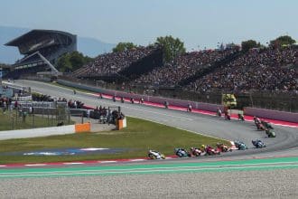 Fotografía de archivo de una carrera de motociclismo en el circuito de Barcelona-Cataluña. EFE/ Alejandro García