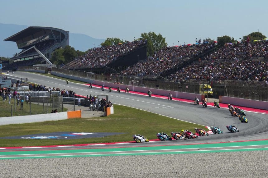 Fotografía de archivo de una carrera de motociclismo en el circuito de Barcelona-Cataluña. EFE/ Alejandro García
