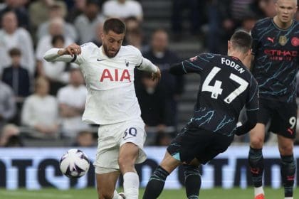 El uruguayo del Tottenham Rodrigo Bentancur. EFE/EPA/ARCHIVO/NEIL HALL