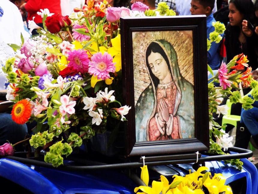 La feria en honor de la guadalupana en Villa Hidalgo