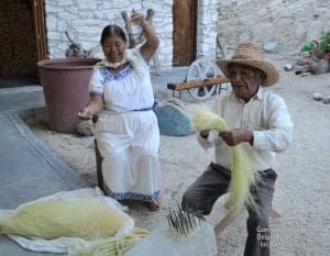 Ixtle, técnica ancestral de hilado
