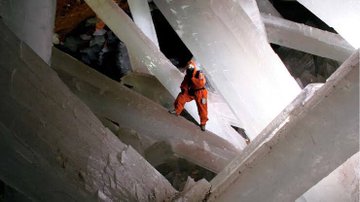 Los gigantes cristales subterráneos de Naica en Chihuahua