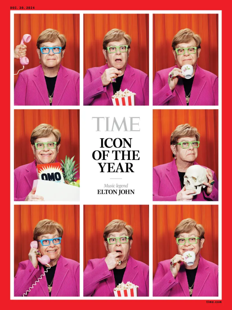 Elton John es nombrado icono del año por TIME