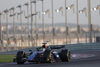 El español Carlos Sainz, nuevo piloto de Williams, durante el test de pretemporada de este martes en Abu Dabi. EFE/EPA/ALI HAIDER
