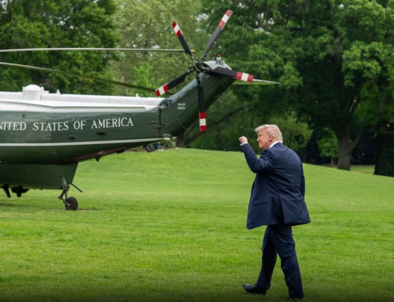 Imagen vía X The White House