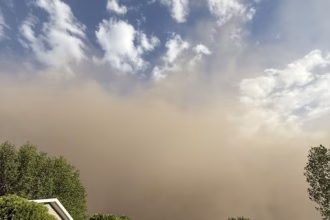 Chicago: Tormentas de polvo y fuertes vientos azotan el área