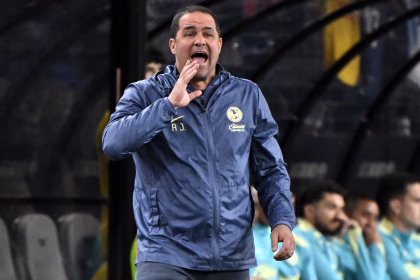 El brasileño André Jardine, entrenador del América mexicano. EFE/ David Becker