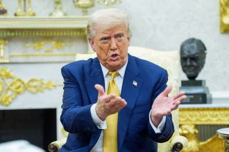 Foto de archivo del presidente de Estados Unidos, Donald J. Trump. EFE/AARON SCHWARTZ