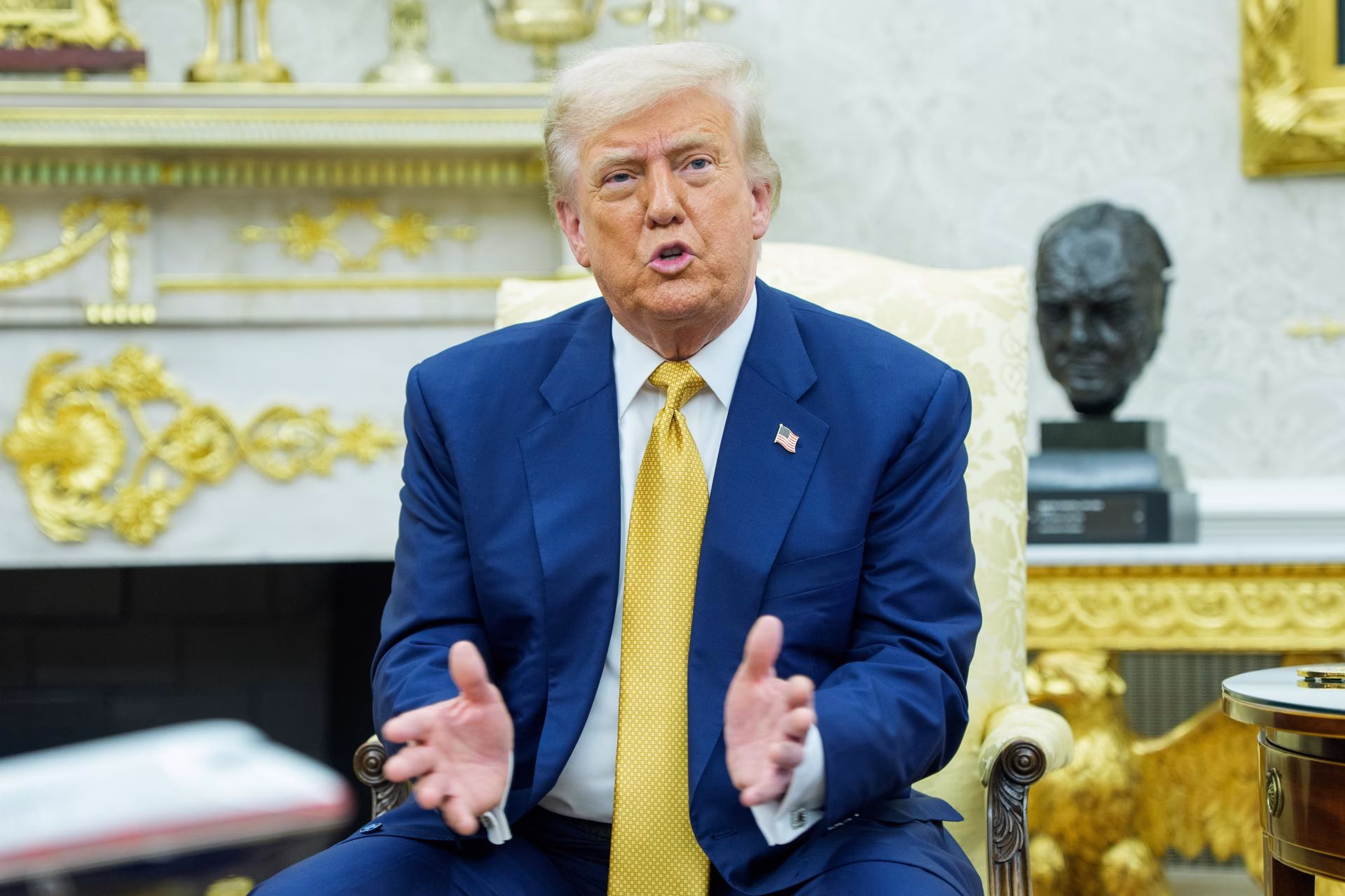 El presidente de EE.UU., Donald Trump, en una foto de archivo. EFE/EPA/AARON SCHWARTZ / POOL